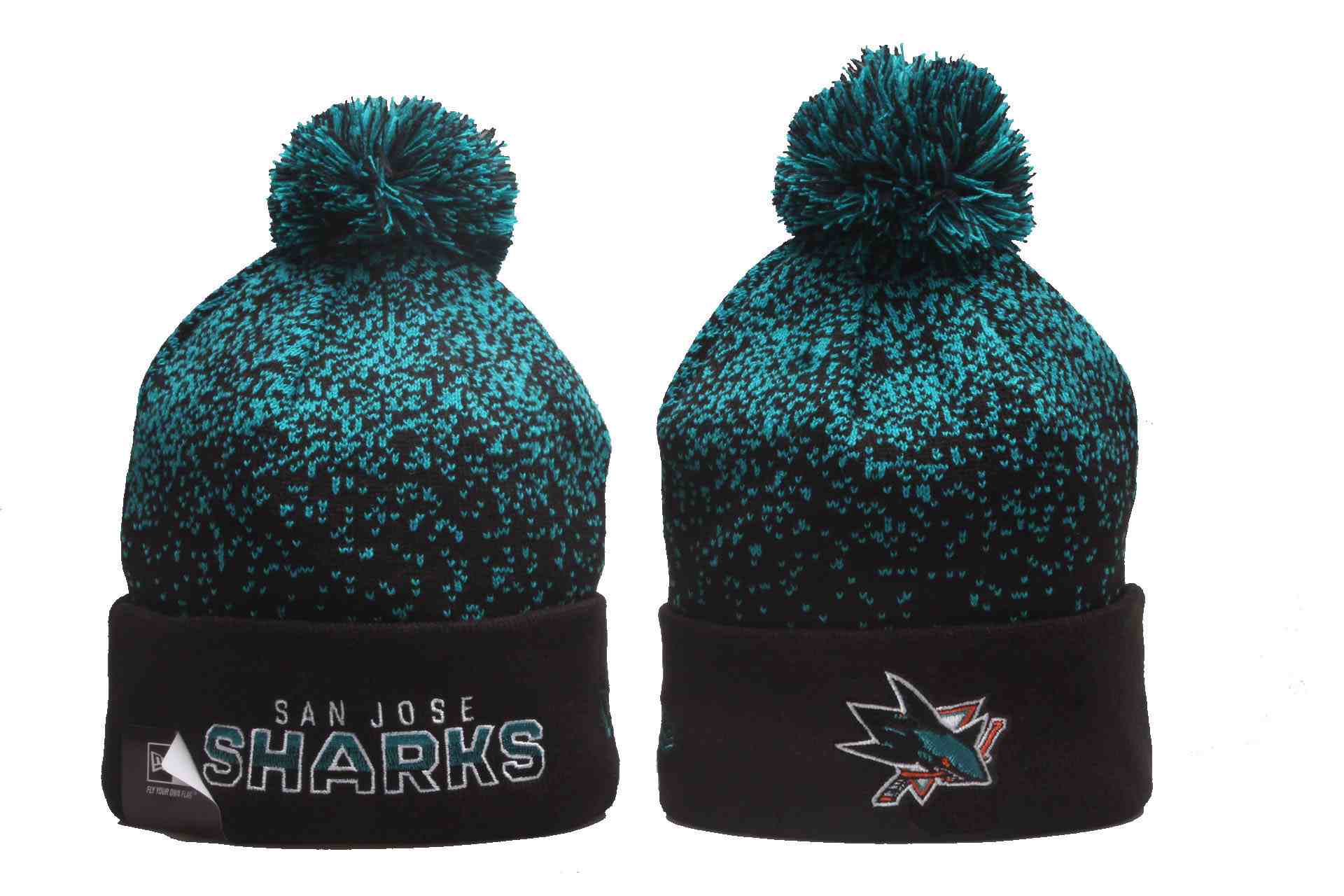 SAN JOSE SHARKS knit hat YP2