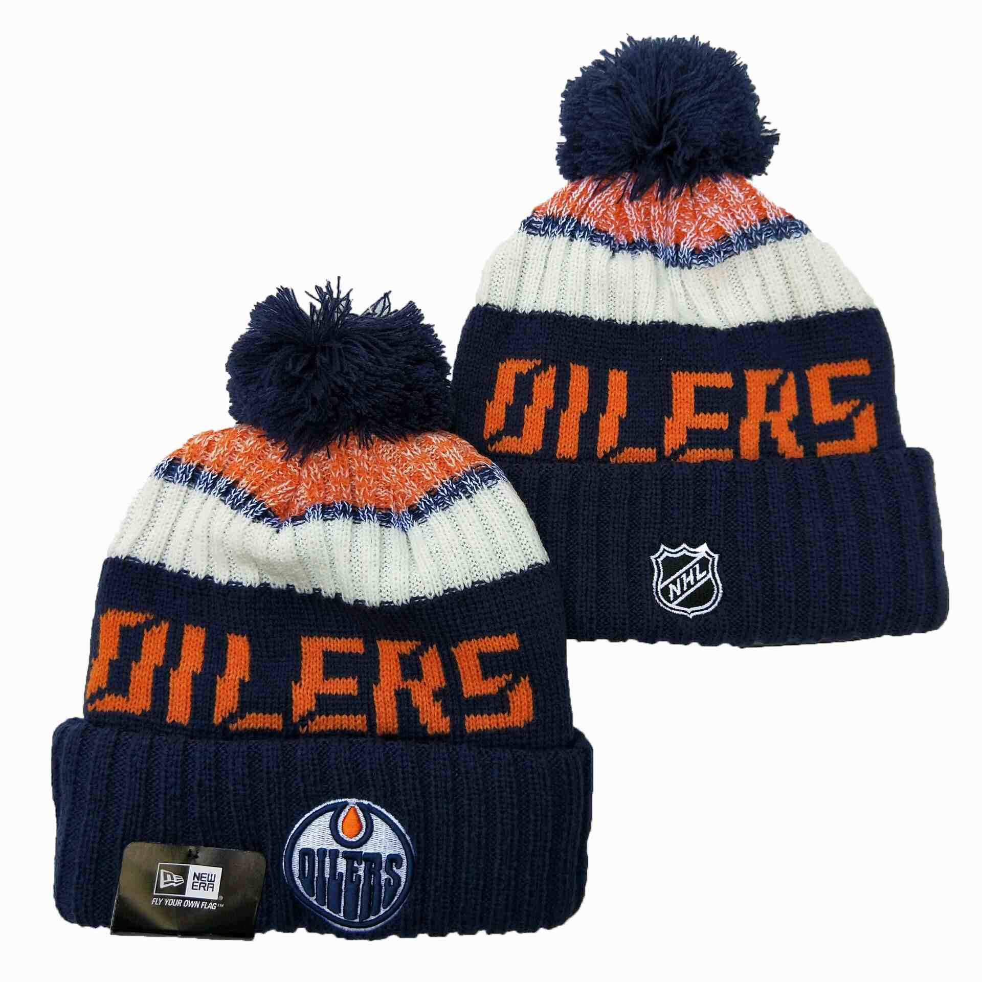 Edmonton Oilers knit hat YD