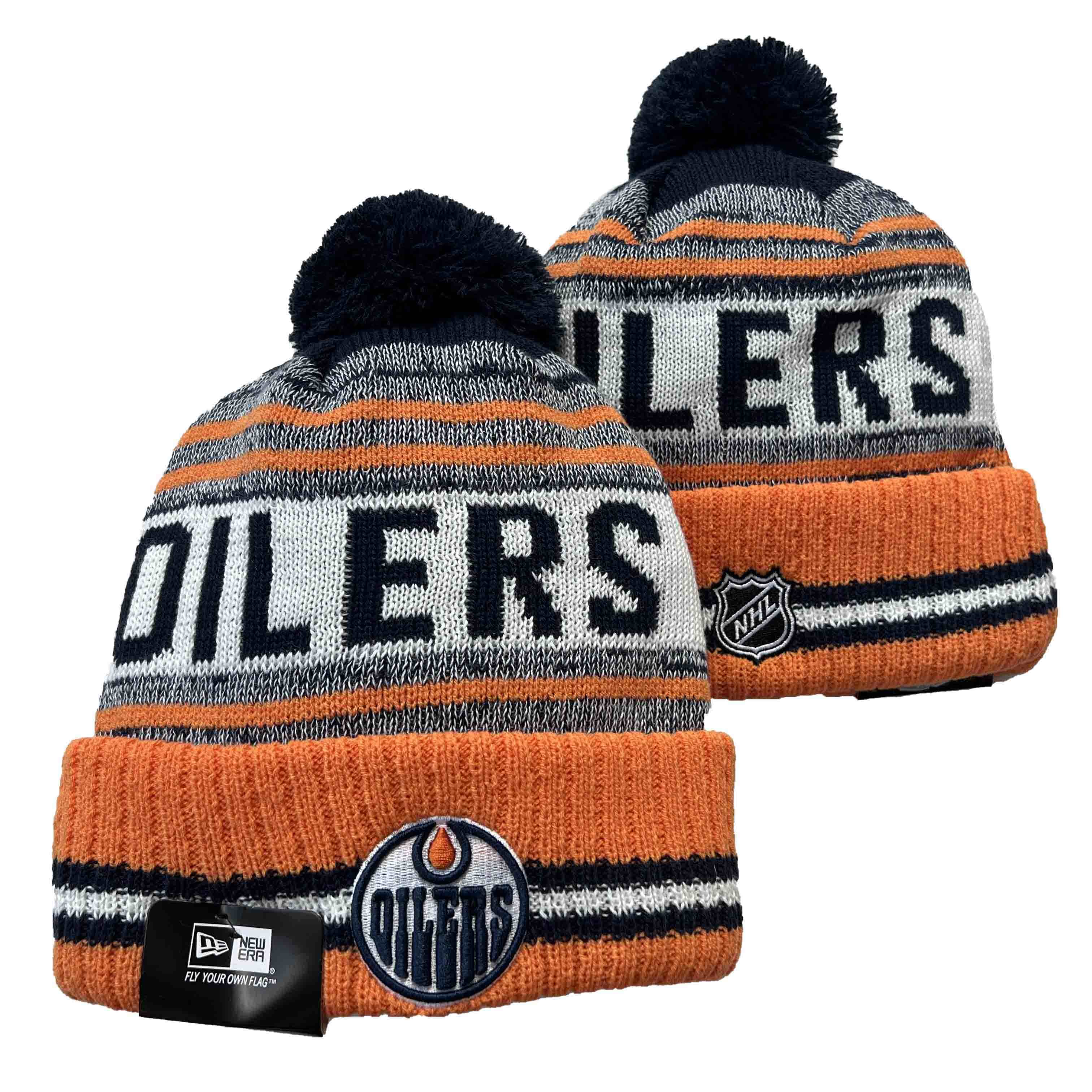 Edmonton Oilers knit hat YD1