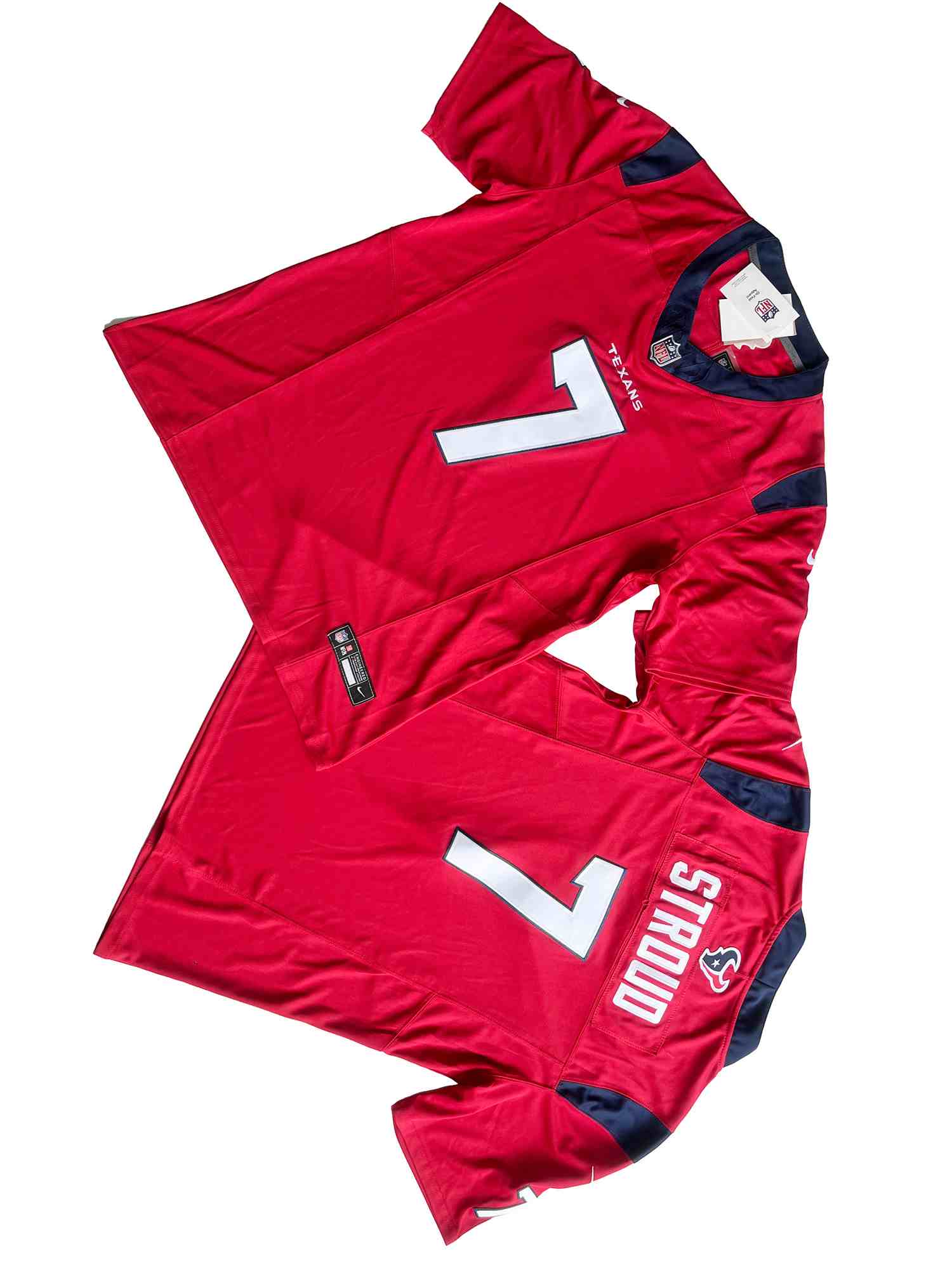 Men's Houston Texans #7 C.J. Stroud Red 2023 F.U.S.E Vapor Untouchable Football Stitched Jersey