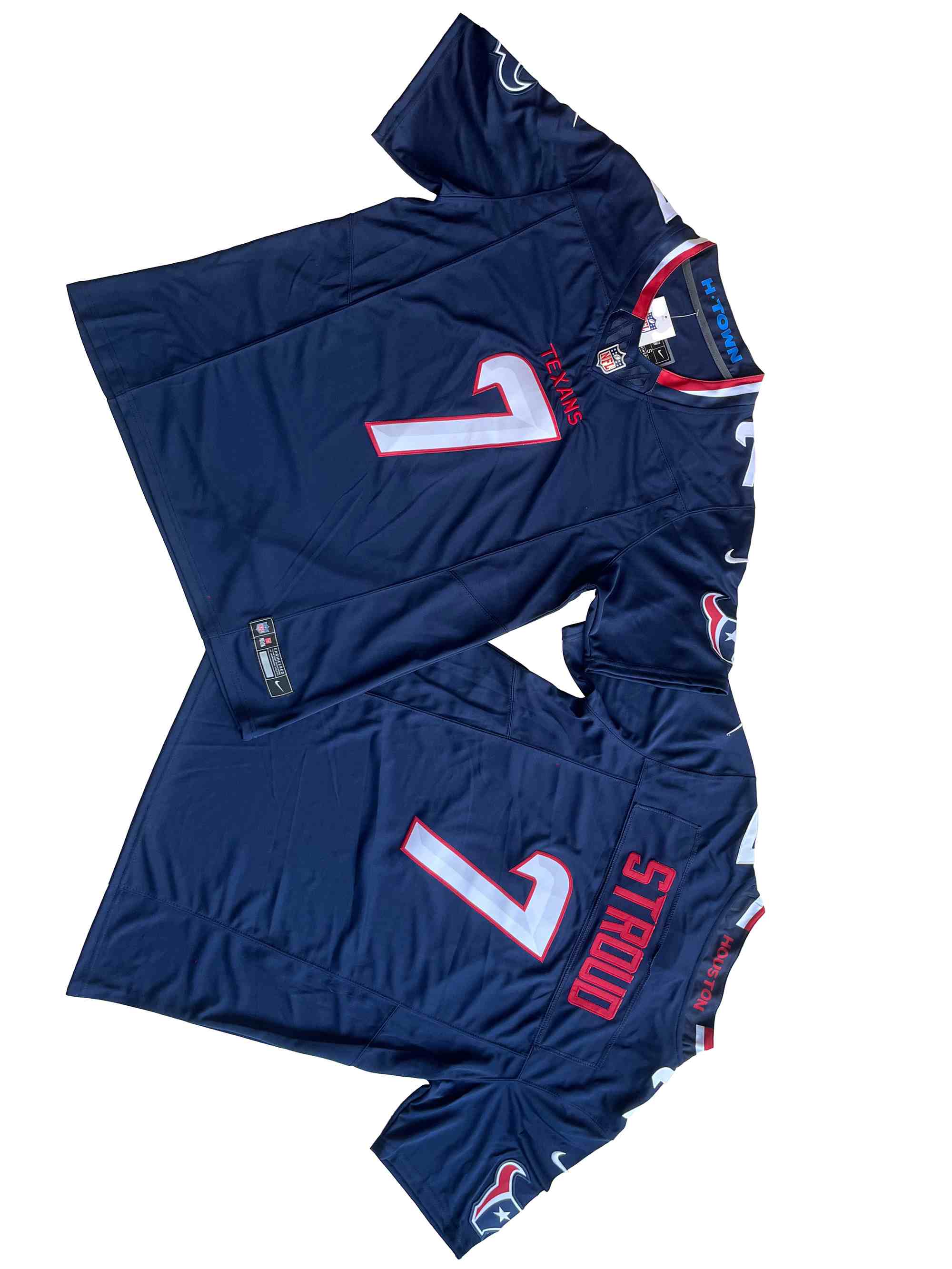 Men's Houston Texans #7 C.J. Stroud Nike Navy Vapor F.U.S.E. Limited Jersey