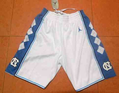 Men's North Carolina Tar Heels White Short