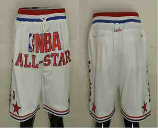 1988 All-Star East Shorts (White) JUST DON By Mitchell & Ness