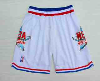 1992 All-Star White Hardwood Classics Swingman Shorts