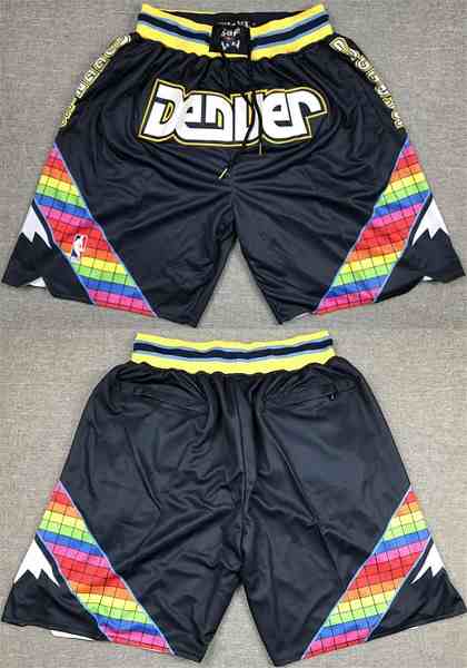 Men's Denver Nuggets Navy Shorts (Run Smaller)