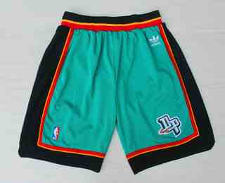 Men's Detroit Pistons Green Hardwood Classics Swingman Shorts