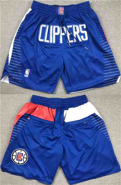 Men's Los Angeles Clippers Blue Shorts