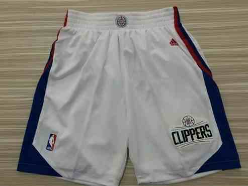 Men's Los Angeles Clippers 2015-16 White Short