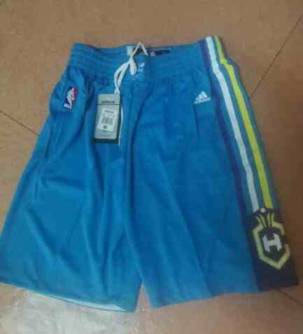 Men's New Orleans Pelicans Light Blue Basketball Shorts