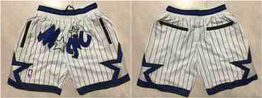 Men's Orlando Magic White Just Don Stitched Shorts