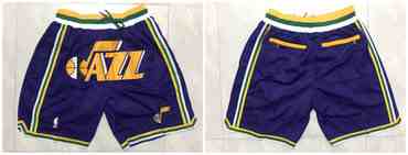 Jazz Purple Just Don Mesh Shorts