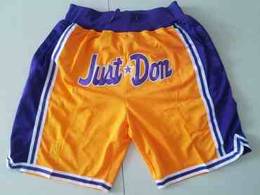 Lakers Purple Just Don Mesh Shorts