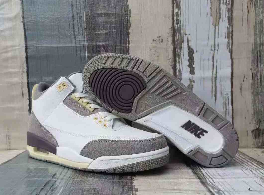 Air Jordan 3 White Beige us7-us13 Men's shoes