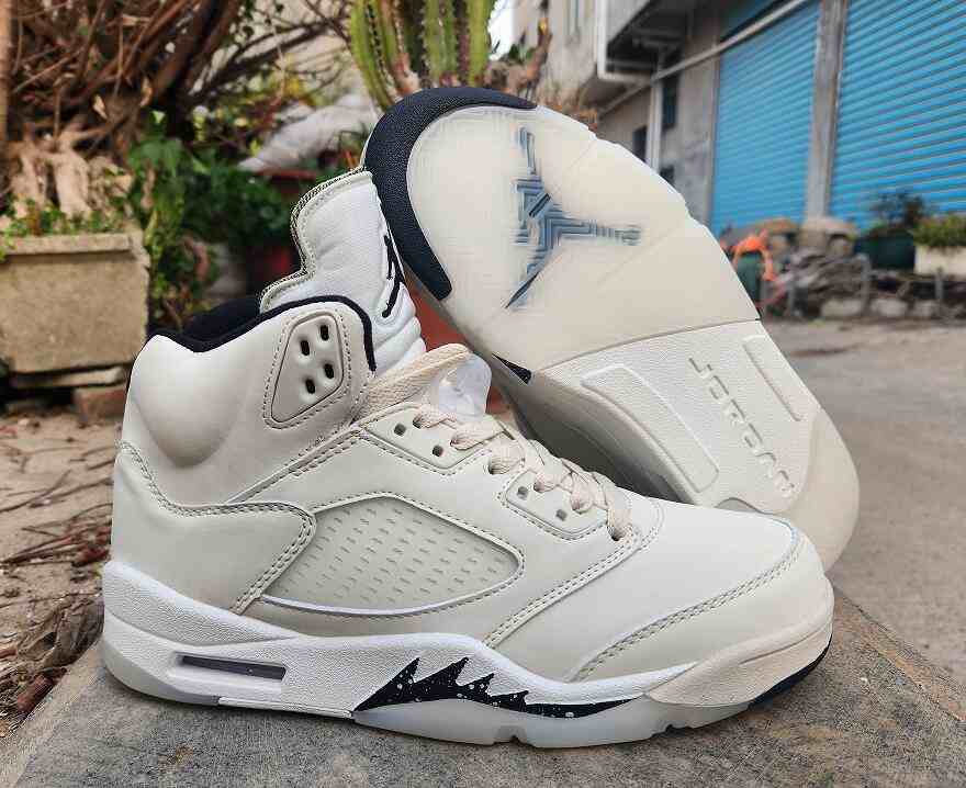 Air Jordan 5 White us7-us13 Men's shoes