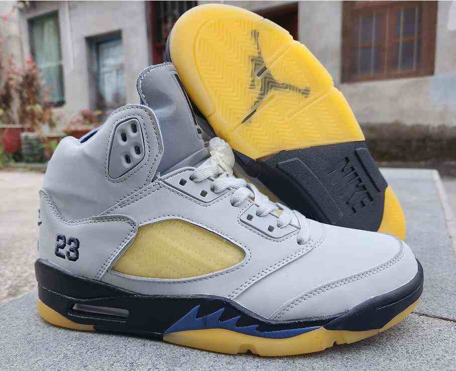 Air Jordan 5 Grey us7-us13 Men's shoes