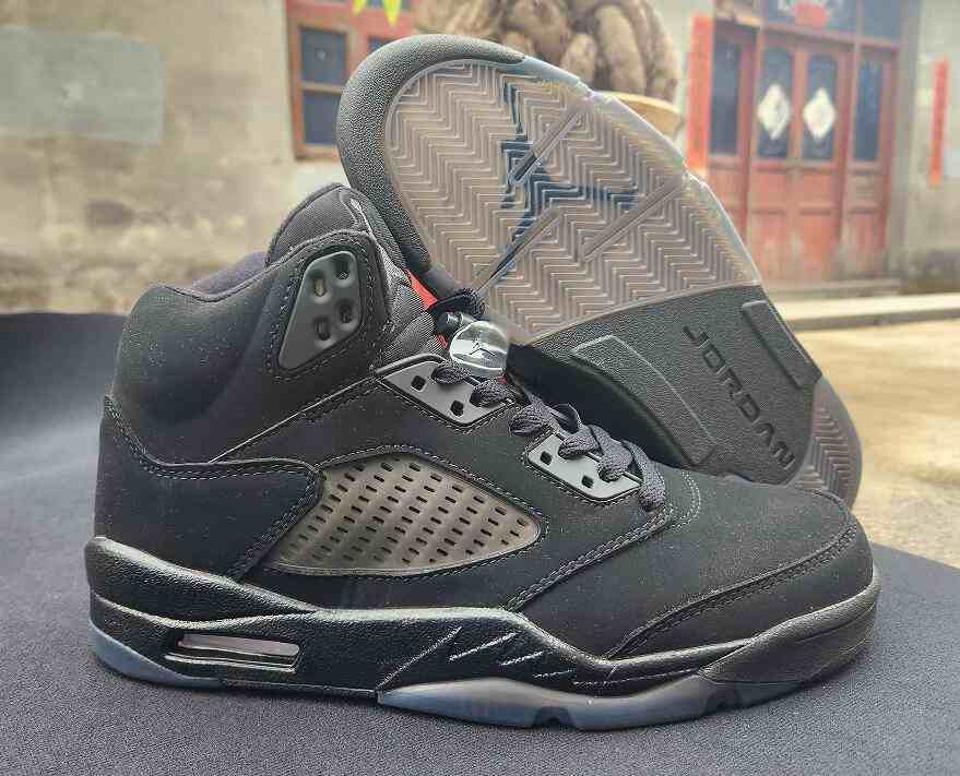 Air Jordan 5 Black  us7-us13 Men's shoes