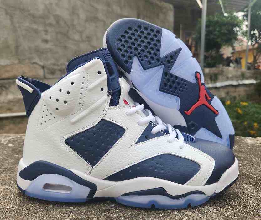 Air Jordan 6 Olympic Blue us7-us13 Men's shoes