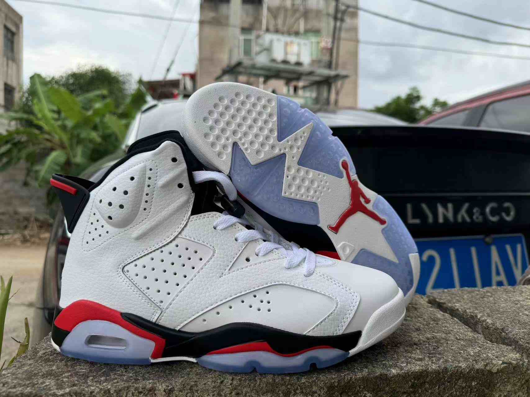 Air Jordan 6 White us7-us13 Men's shoes