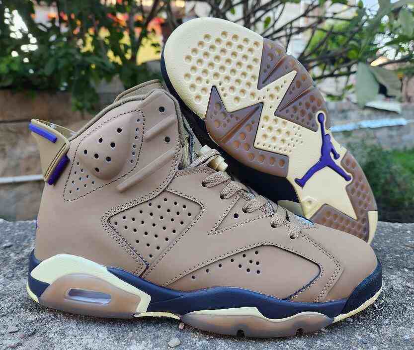 Air Jordan 6 Brown us7-us13 Men's shoes
