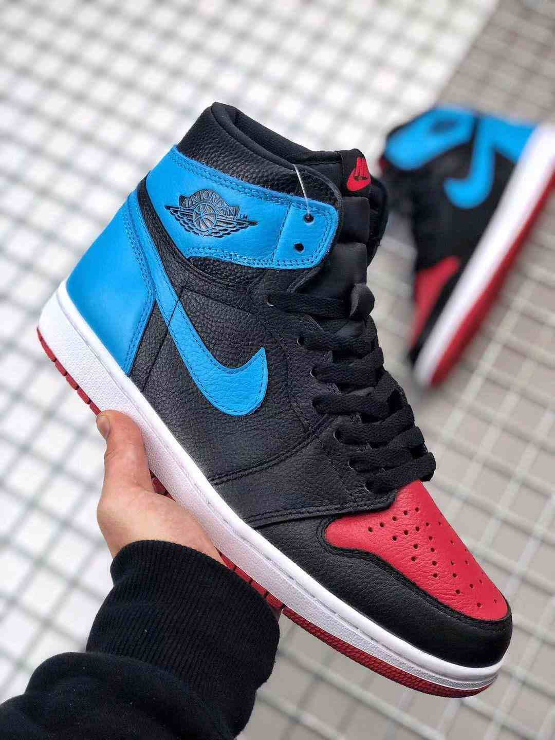 Air Jordan 1 High OG“ UNC To Chicago Black Red Blue us5.5-us12 Women's shoes