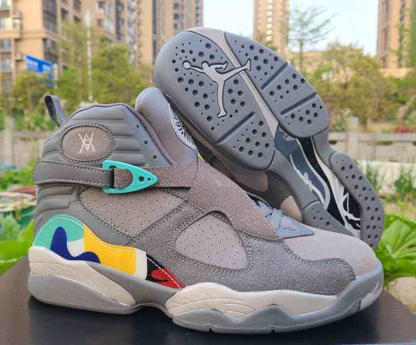 Air Jordan 8 Grey us7-us13 Men's shoes