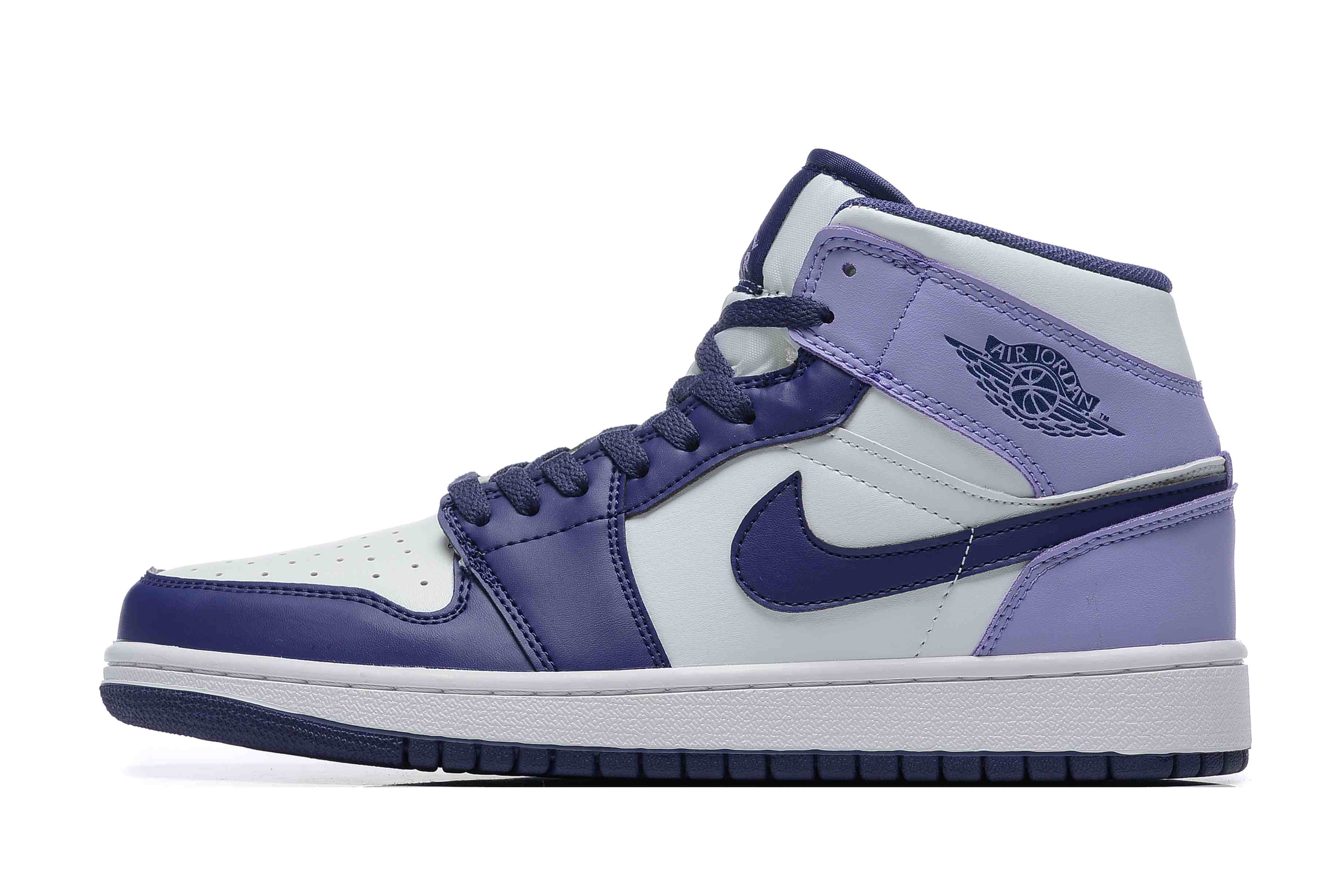Air Jordan 1 White Purple Blue   us5.5-us12 Men's shoes