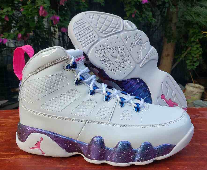 Air Jordan 9 White Milky Way us7-us13 Men's shoes