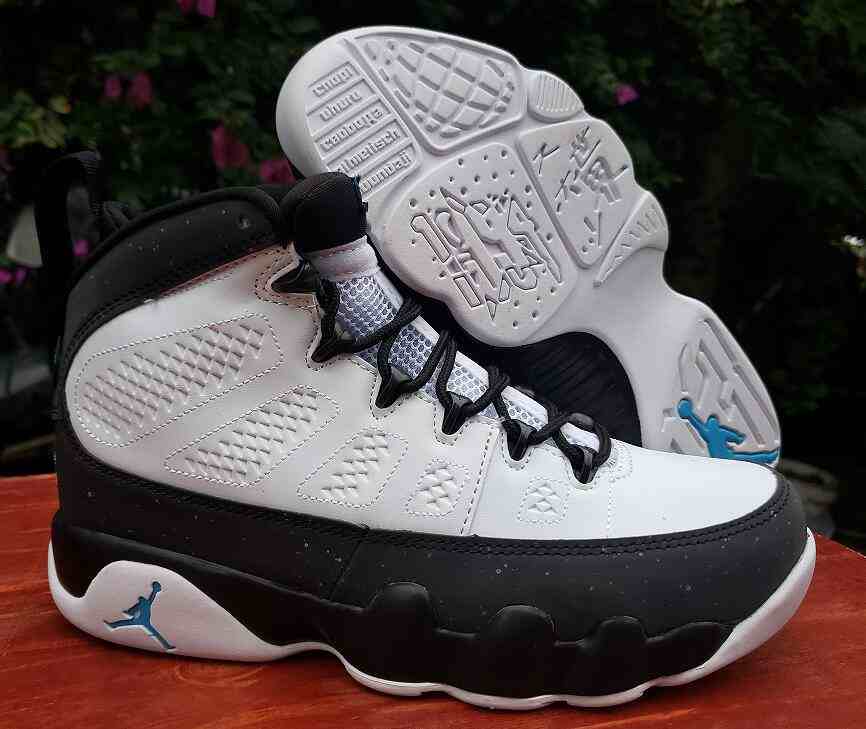 Air Jordan 9 White black jade us7-us13 Men's shoes