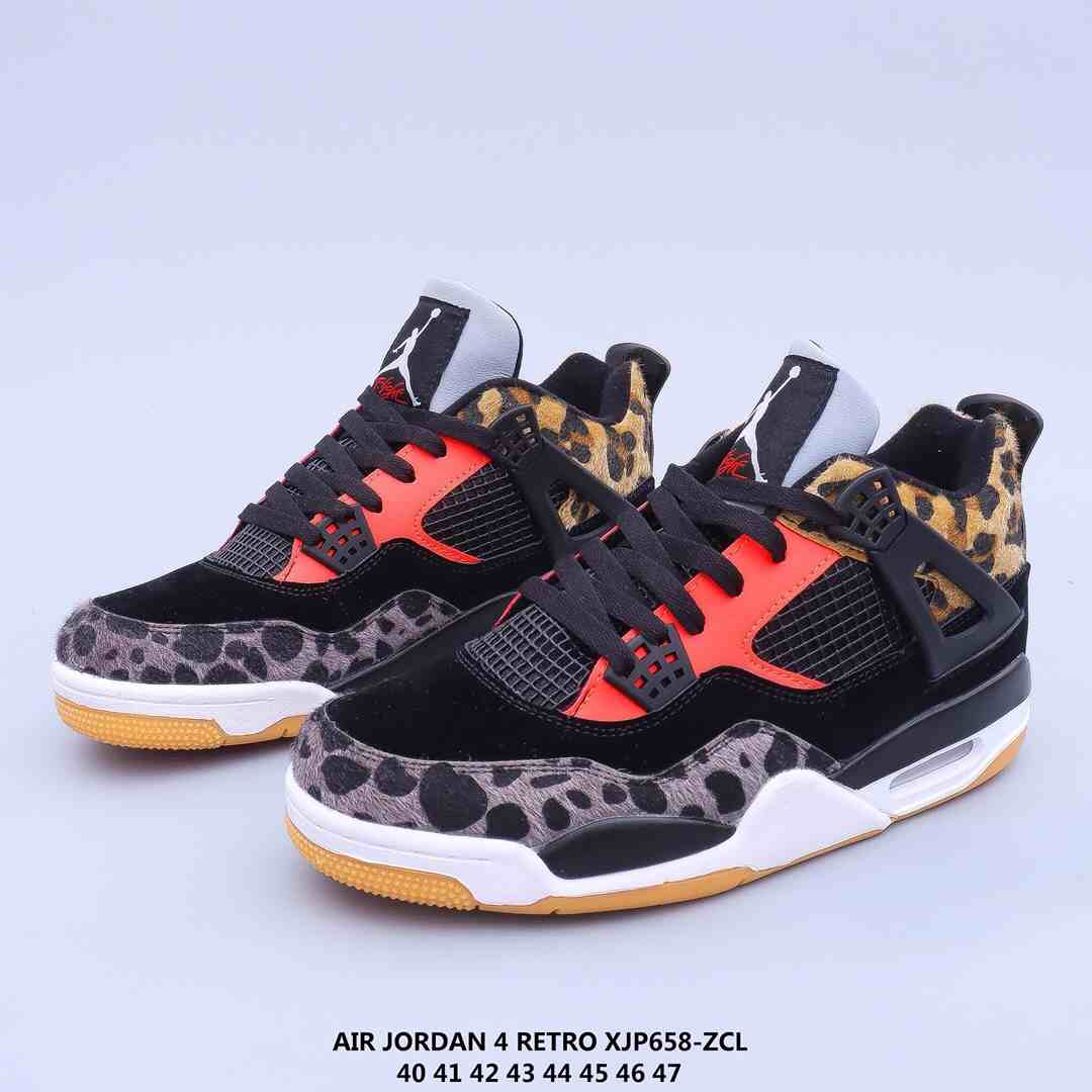 Air Jordan 4  Leopard print us8-us13 Men's shoes