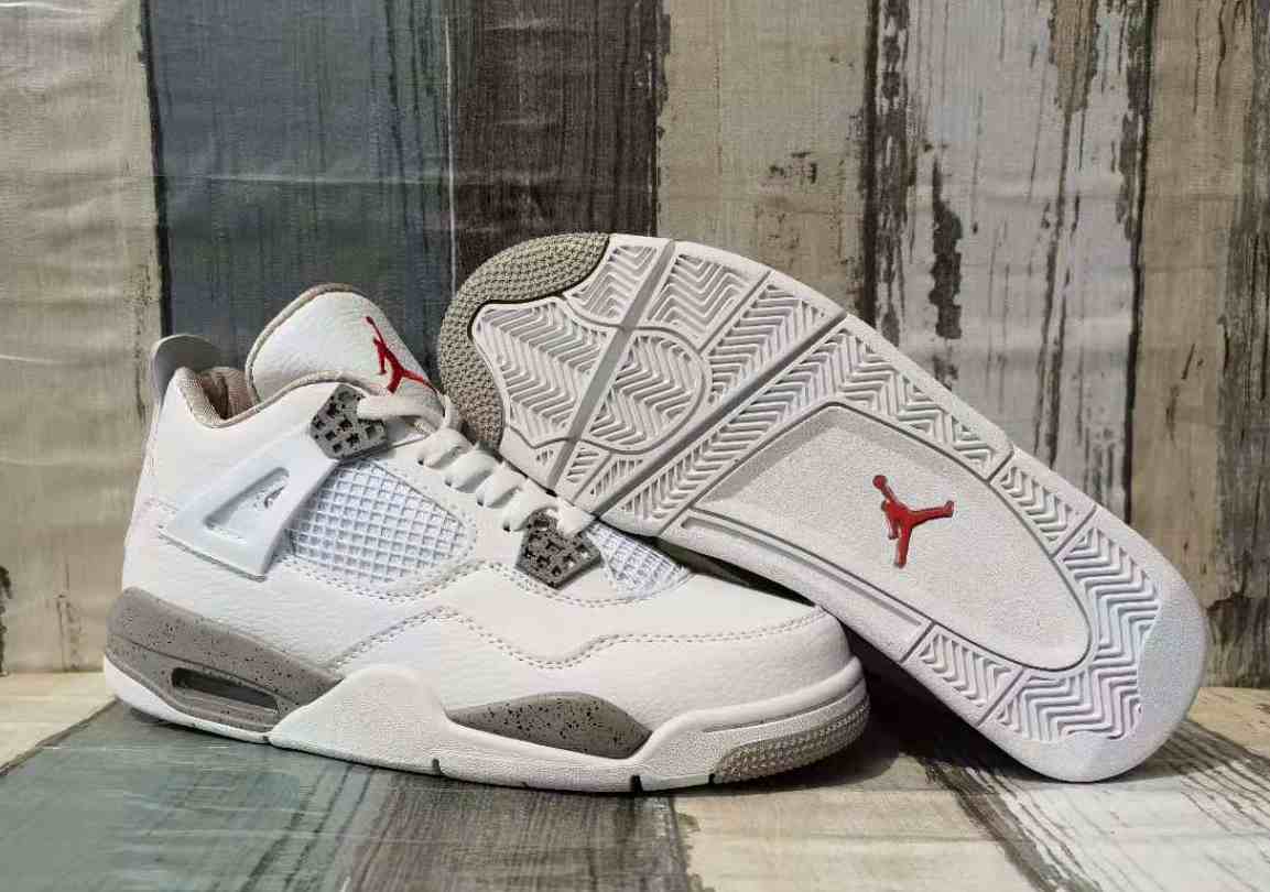Air Jordan 4 White Oreo us8-us13 Men's shoes