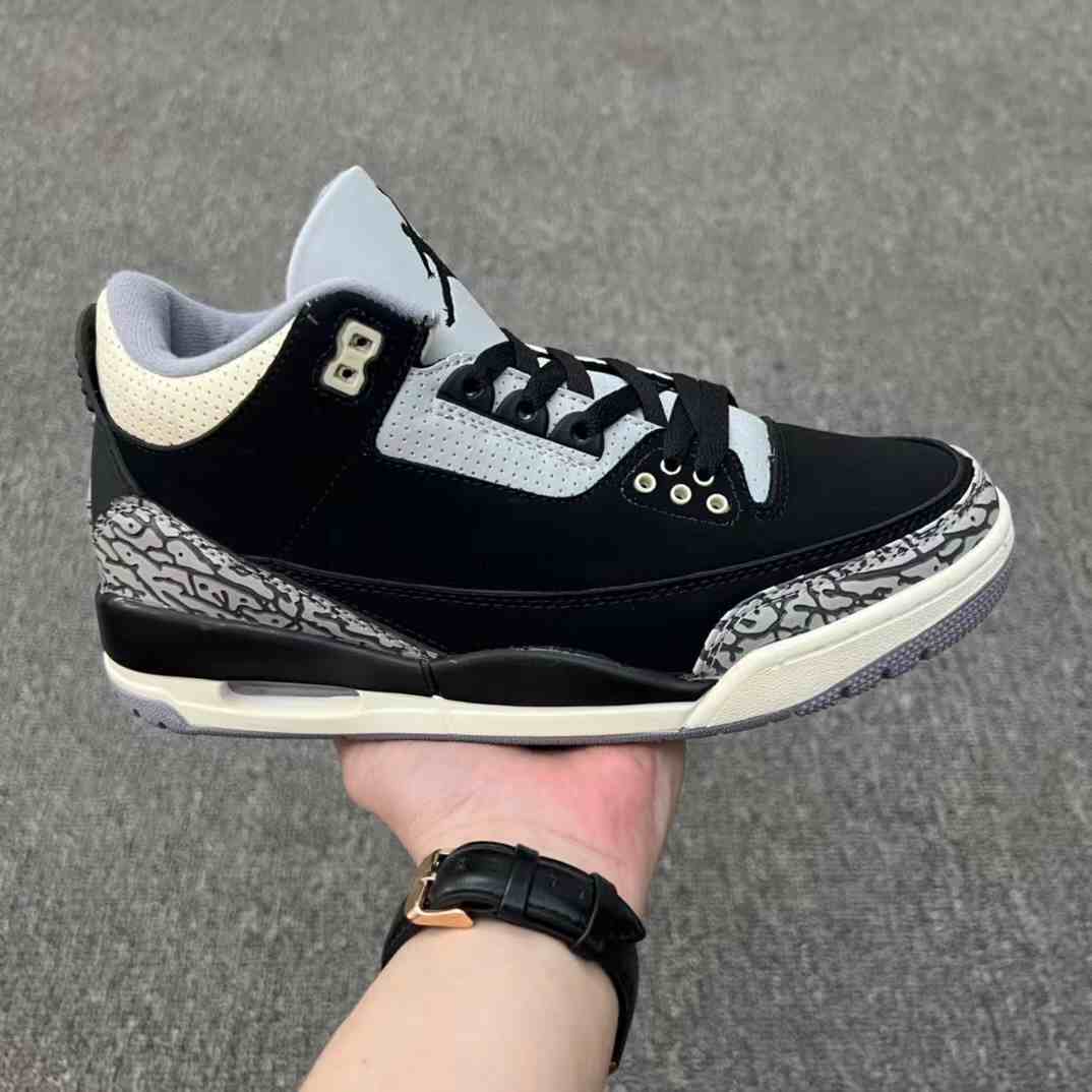Air Jordan 3 Black US5.5-US8 Women's Shoes