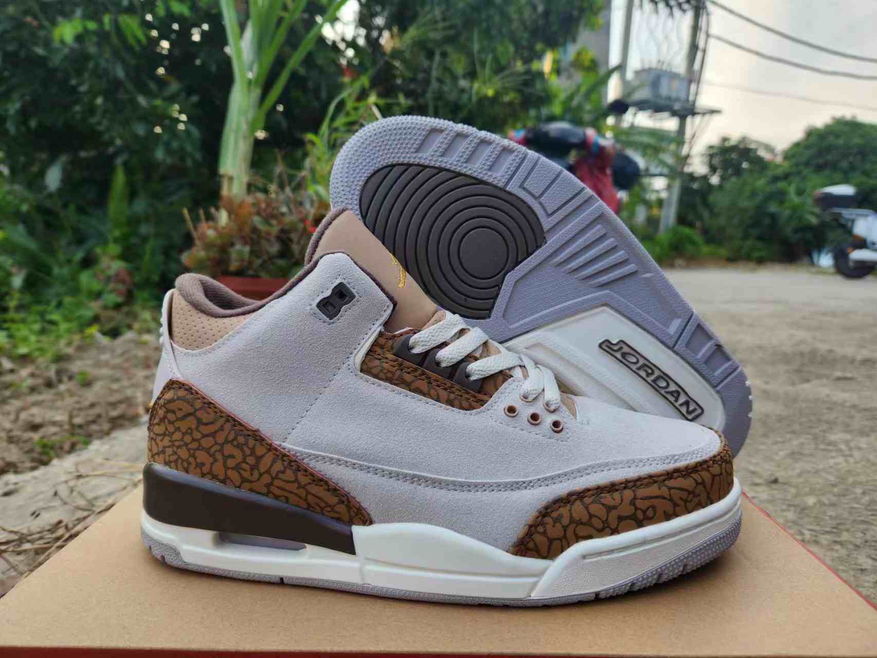 Air Jordan 3 Grey US5.5-US8 Women's Shoes