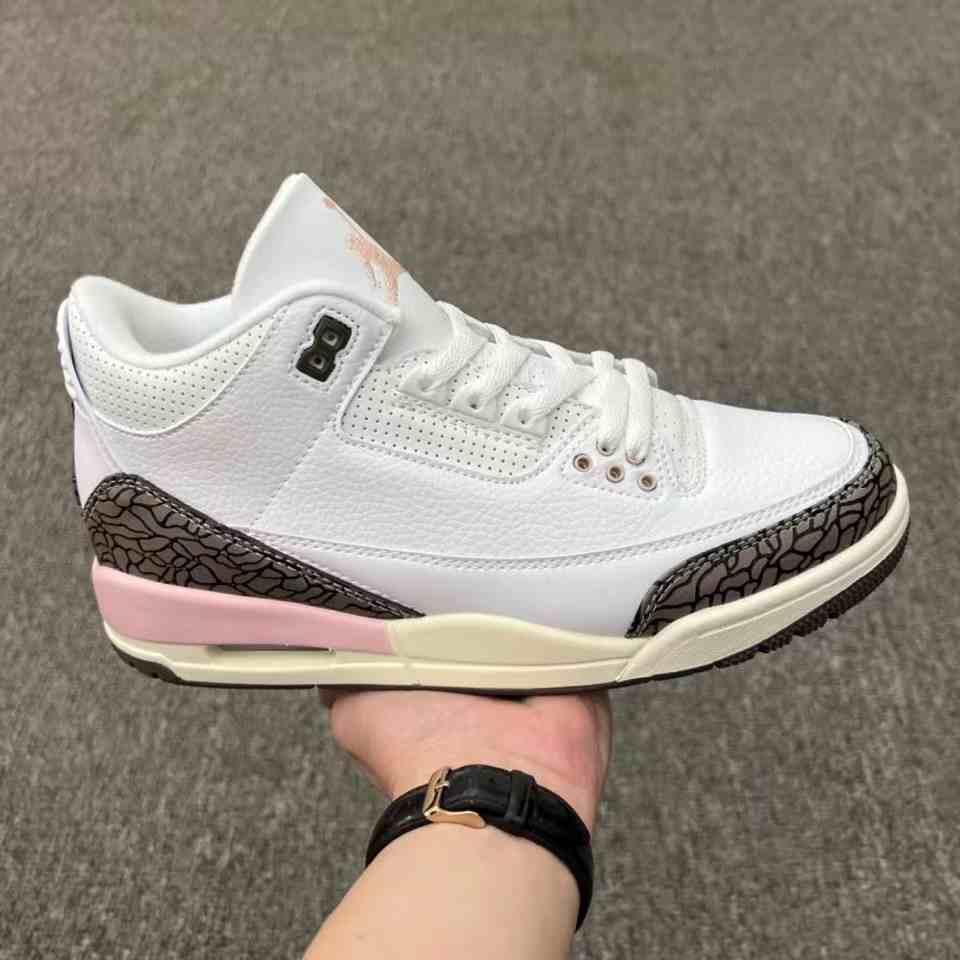 Air Jordan 3 White Pink US5.5-US8 Women's Shoes