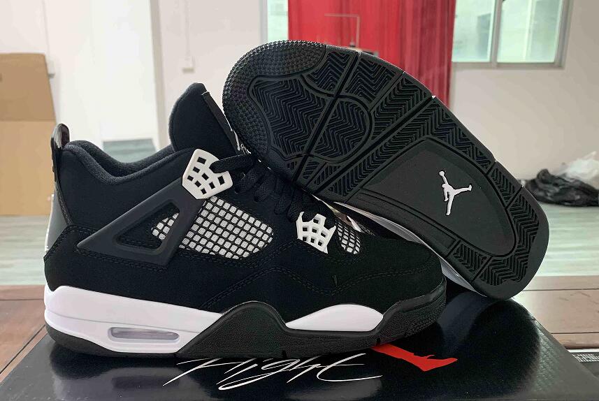 Air Jordan 4  Black  us5.5-us13 Women's  shoes