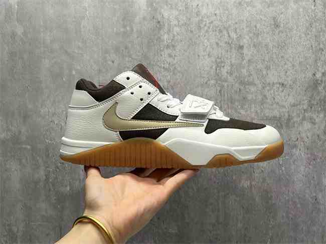 Women Running Weapon Air Jordan Jumpman Jack TR Travis White Black Shoes 007