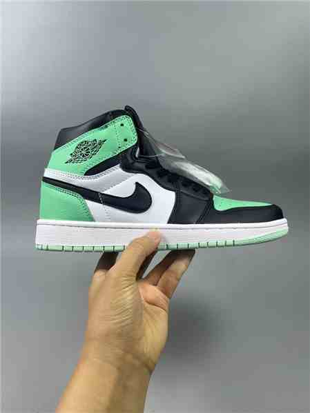 Women's Running Weapon Air Jordan 1 Green Glow Shoes 434