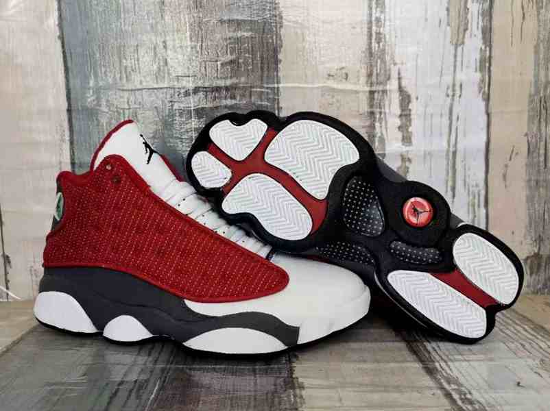 Men's Running Weapon Super Quality Air Jordan 13 Red Flint Shoes 0120