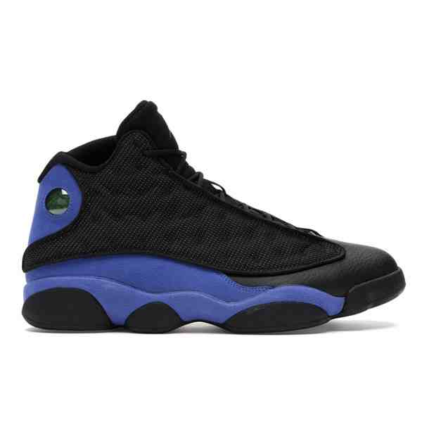 Men's Running Weapon Super Quality Air Jordan 13 Retro Black Hyper Royal Shoes 007