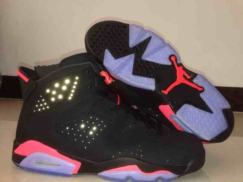 Running Weapon Cheap Wholesale Air Jordan 6 Air Jordan 6 Black Infrared Women