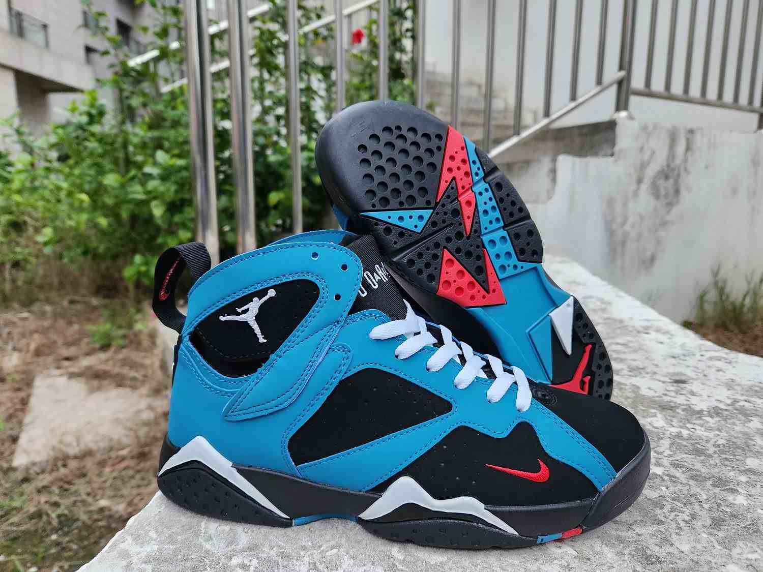 Men's Running Weapon Air Jordan 7 Royal Shoes 009