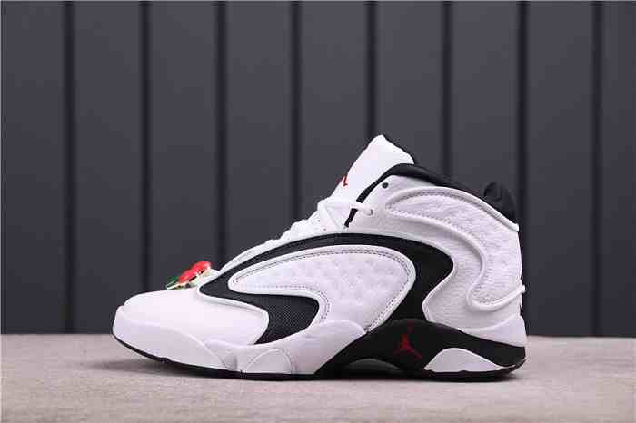 Women's Running Weapon Air Jordan 13.5 White He Got Game Shoes 017