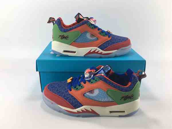 Women's Running Weapon Air Jordan 5 Retro Low Doernbecher Michael Shoes 009