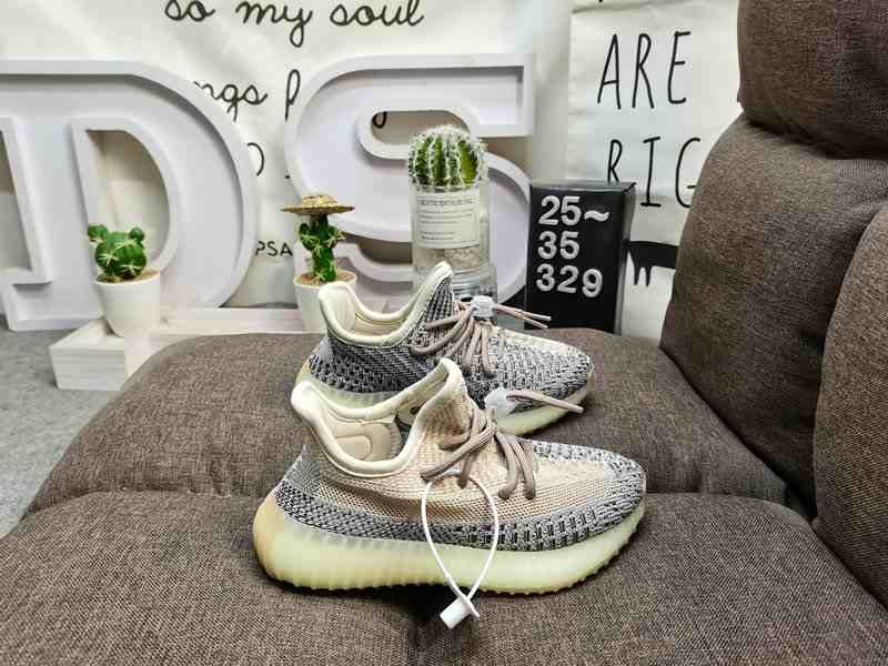 Kids Unisex Shoes YZY 350 V2 CMPCT KIDS Yeezy 350 Boost V2 us8k-us3 Grey shoes 5
