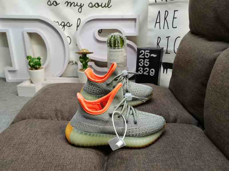 Kids Unisex Shoes YZY 350 V2 CMPCT KIDS Yeezy 350 Boost V2 us8k-us3 Grey shoes
