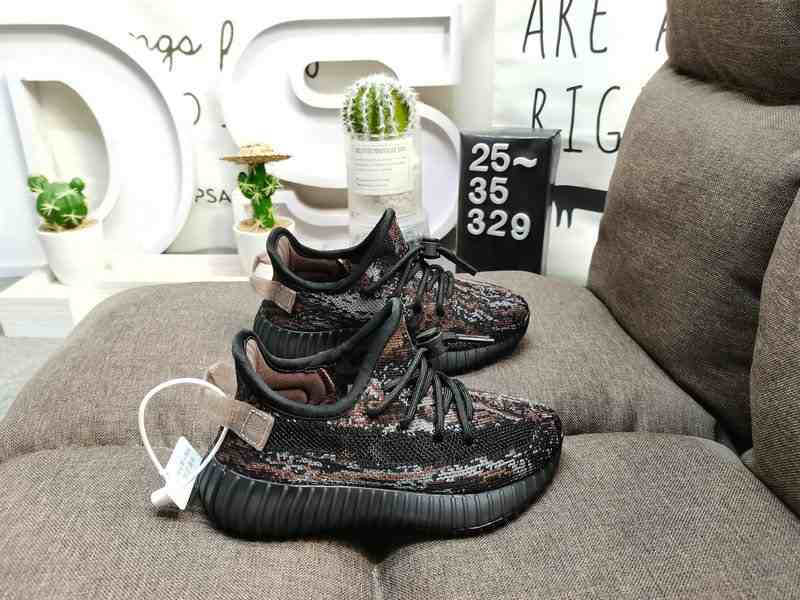 Kids Unisex Shoes YZY 350 V2 CMPCT KIDS Yeezy 350 Boost V2 Black  us8k-us3 shoes 1