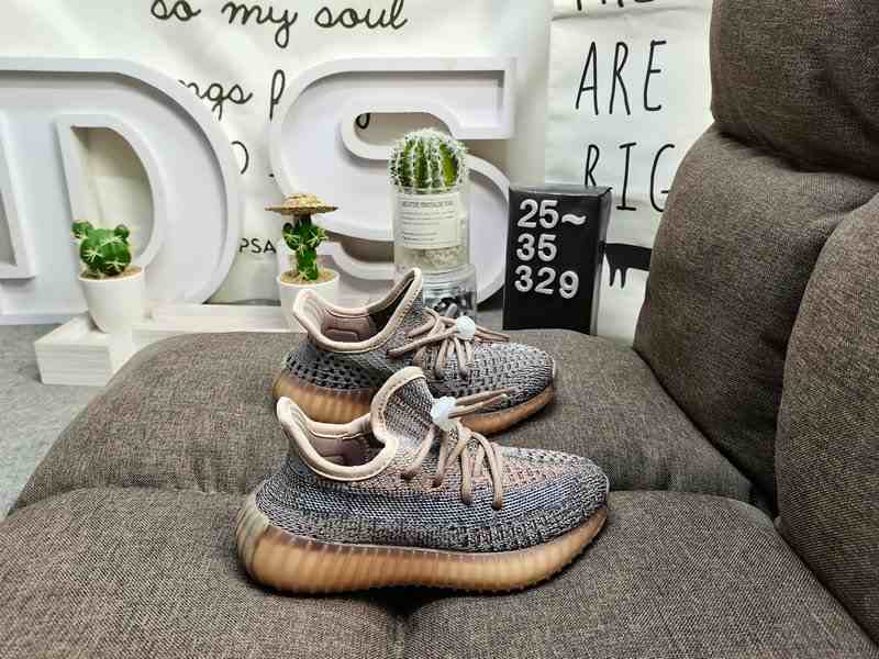 Kids Unisex Shoes YZY 350 V2 CMPCT KIDS Yeezy 350 Boost V2  us8k-us3 Brown shoes 2