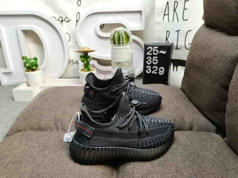 Kids Unisex Shoes YZY 350 V2 CMPCT KIDS Yeezy 350 Boost V2 us8k-us3 Black shoes
