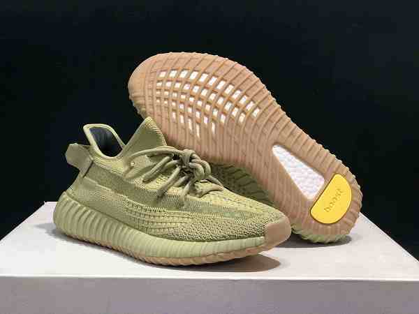 Women's Running Weapon Yeezy Boost 350 V2 Sulfur Shoes 015
