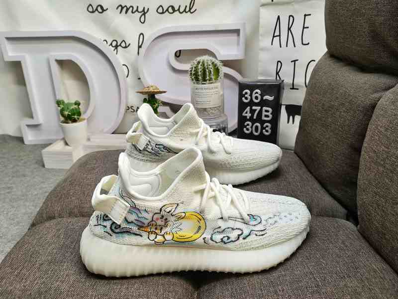 New Adidas Yeezy Boost 350 V2 Carbon Grey Release us5.5-us11 shoes 2