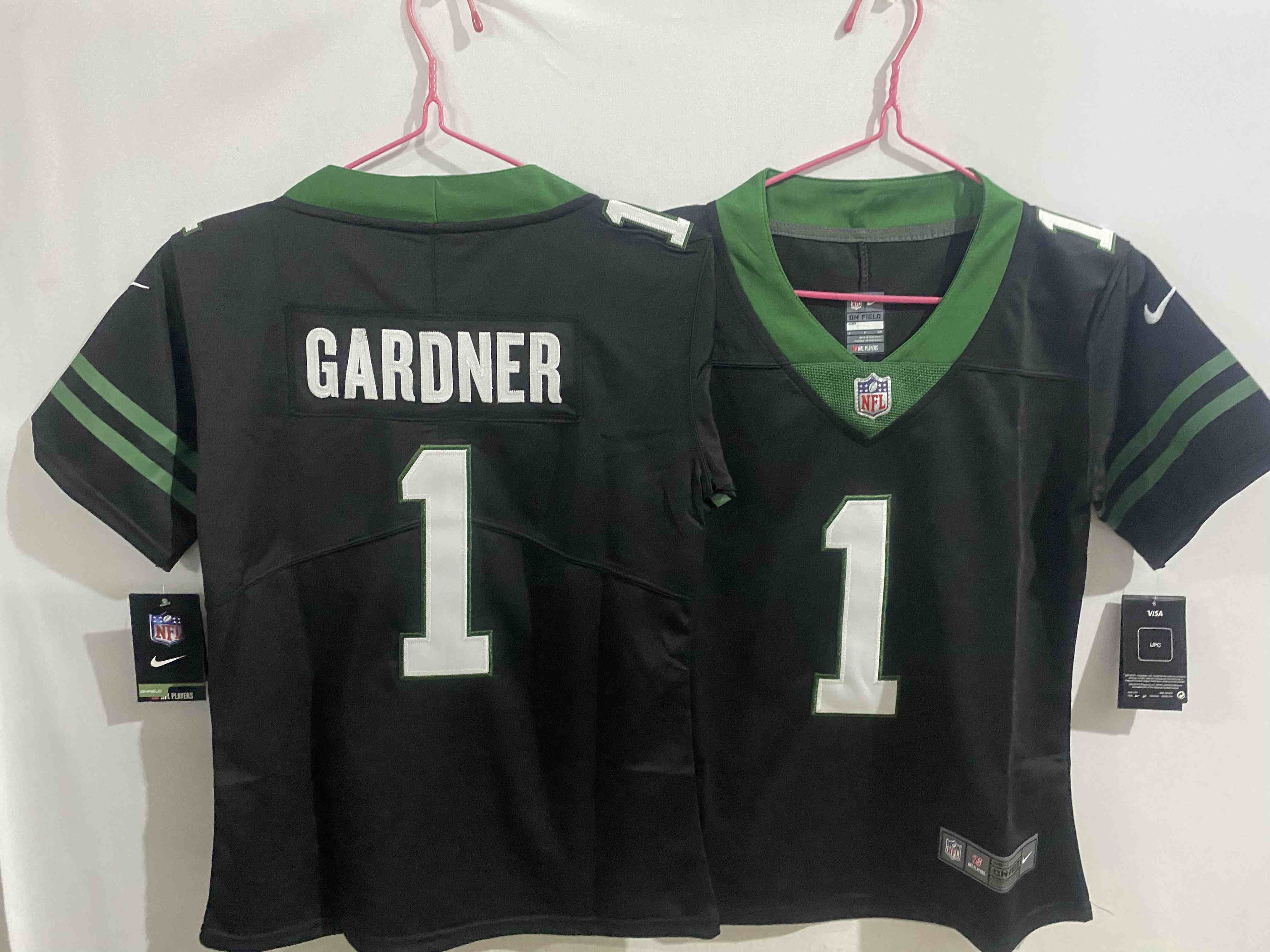 Youth New York Jets #1 Sauce Gardner Black Vapor Limited Stitched Jersey